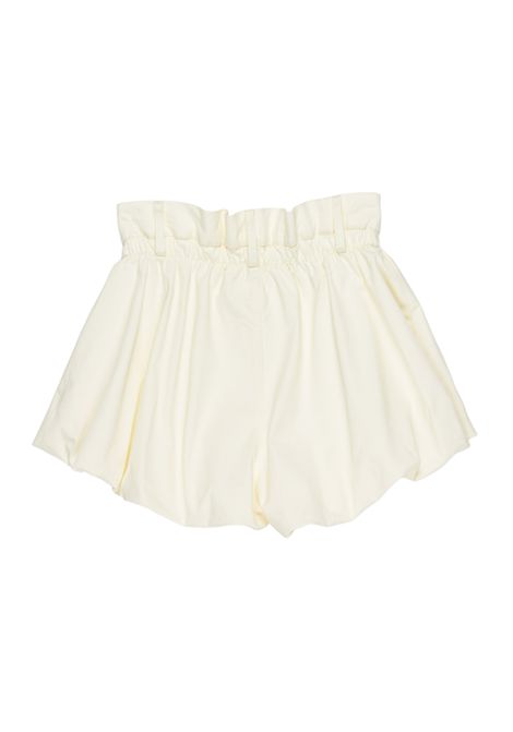 Shorts con arriccio Lù-Lù BY MISS GRANT | LL4140LATTE